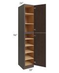 Vienna Kona Brown 18x24x96 Pantry Cabinet