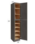 Salem Dark Grey 18x24x90 Pantry Cabinet
