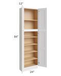 Midtown White Shaker 24x12x84 Pantry Cabinet 