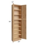 Midtown Timber Shaker 24x12x90 Pantry Cabinet 