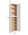 Midtown White Shaker 24x12x96 Pantry Cabinet 