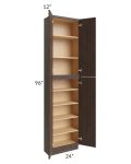 Vienna Kona Brown 24x12x96 Pantry Cabinet 
