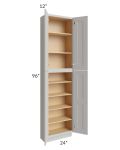 Salem Light Grey 24x12x96 Pantry Cabinet 