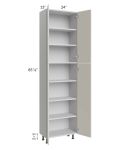 Milan Beige Matte 24x13x90 Pantry Cabinet (4 doors, 13" depth)