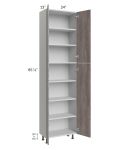 Milan Hazel 24x13x90 Pantry Cabinet (4 doors, 13" depth)
