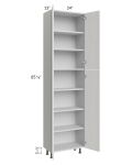 Milan Cream 24x13x90 Pantry Cabinet (4 doors, 13" depth)
