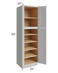 Tuscan Painted Grey 24x24x84 Pantry Cabinet