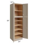 Tuscan Oyster 24x24x84 Pantry Cabinet