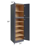 Midtown Indigo Shaker 24x24x84 Pantry Cabinet