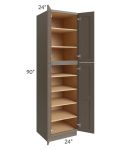 Tuscan Stone 24x24x90 Pantry Cabinet