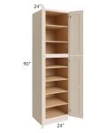 Midtown Cream Shaker 24x24x90 Pantry Cabinet