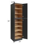 Vienna Black 24x24x90 Pantry Cabinet