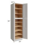 Salem Light Grey 24x24x90 Pantry Cabinet