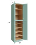 Midtown Mint Green Shaker 24x24x96 Pantry Cabinet