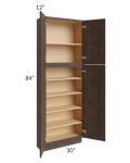 Tuscan Kona Brown 30x12x84 Pantry Cabinet 