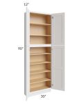 Tuscan Cloud 30x12x90 Pantry Cabinet 