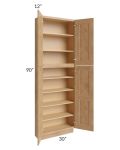 Tuscan Timber 30x12x90 Pantry Cabinet 