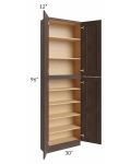 Tuscan Kona Brown 30x12x96 Pantry Cabinet 