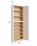 Midtown Cream Shaker 30x12x96 Pantry Cabinet 