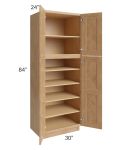 Tuscan Timber 30x24x84 Pantry Cabinet
