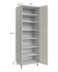 Milan Beige Matte 30x24x90 Pantry Cabinet (24" depth)