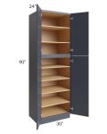 Vienna Indigo 30x24x90 Pantry Cabinet