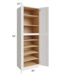 Midtown Cloud Shaker 30x24x96 Pantry Cabinet