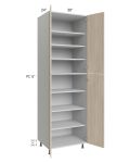 Milan Natural 30x24x96 Pantry Cabinet (24" depth)