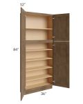 Midtown Mocha Shaker 36x12x84 Pantry Cabinet