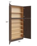 Vienna Kona Brown 36x12x84 Pantry Cabinet