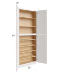 Midtown Cloud Shaker 36x12x96 Pantry Cabinet