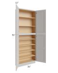Salem Light Grey 36x12x96 Pantry Cabinet