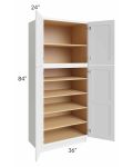 Midtown White Shaker 36x24x84 Pantry Cabinet