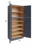 Vienna Indigo 36x24x84 Pantry Cabinet