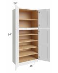 Salem White 36x24x84 Pantry Cabinet
