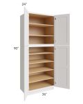 Midtown Cloud Shaker 36x24x90 Pantry Cabinet