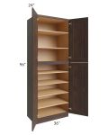Tuscan Kona Brown 36x24x96 Pantry Cabinet