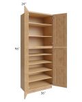 Tuscan Timber 36x24x96 Pantry Cabinet