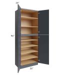 Vienna Indigo 36x24x96 Pantry Cabinet