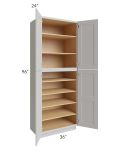 Salem Light Grey 36x24x96 Pantry Cabinet
