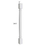 Lakewood White Classic Decorative Leg