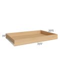 Lakewood White 36" Roll Out Tray