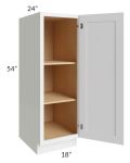 Stratton White Shaker 18x54 Pantry Base Cabinet