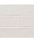 Urbano Pure 4" x 12" Glossy Bull Nose Ceramic Tile