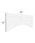 Signature Vanilla 36x12 Arched Valance