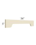 Casselton Ivory 36" Arched Valance 