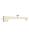 Casselton Ivory 48" Arched Valance 
