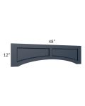 Southport Blue Shaker 48" Raised Panel Door Valance 