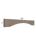 Providence Natural Grey 48" Valance (Trimmable)