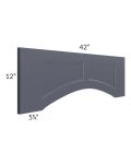 42" Arched Recessed Panel Valance (Trimmable)